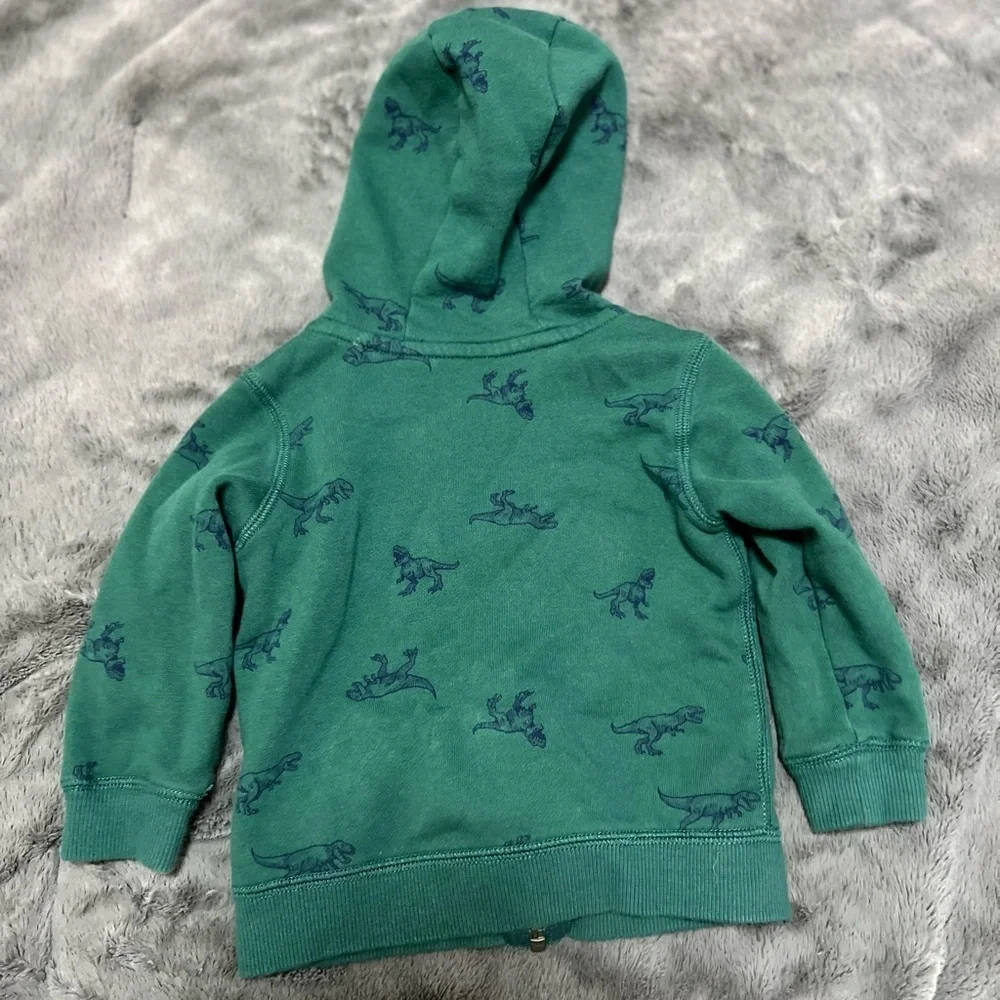 Carter's Green Zip-Up Hoodie Sweatshirt